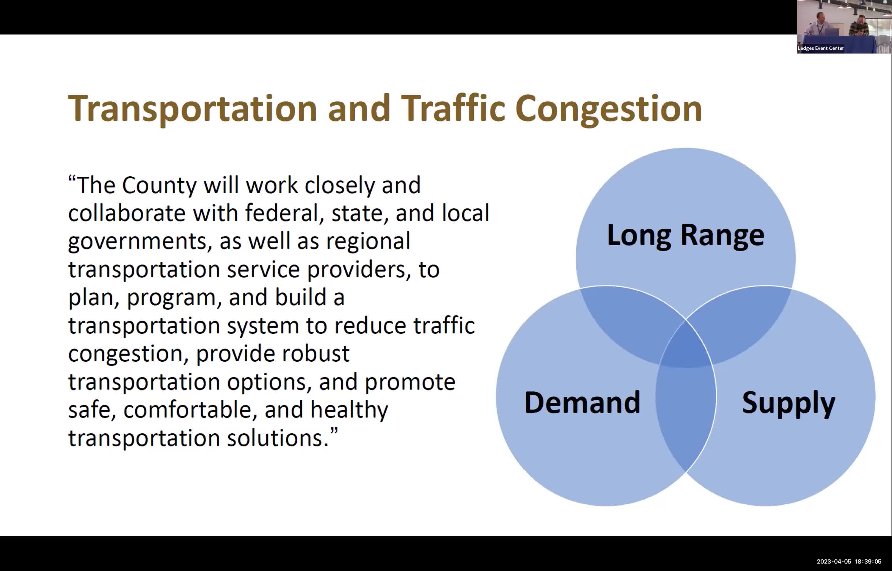 Transportation planners explore lanes and interchanges to reduce congestion at Silver Summit