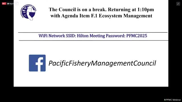 NOAA scientists present 2024–25 California Current ecosystem report; council to pick SSC review topics