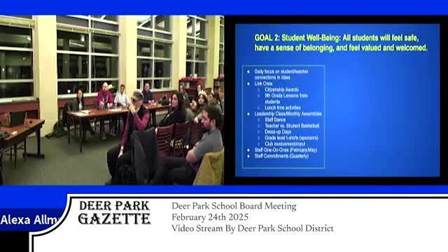 Deer Park High School enhances student engagement through diverse social programs