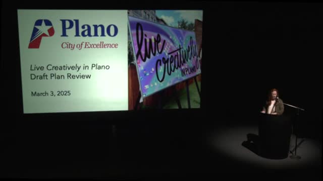 Plano unveils first master cultural plan Live Creatively led by Amber Lee
