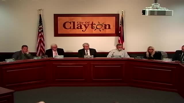 Sam Cox addresses Clayton Council on Northmont School District's capacity concerns