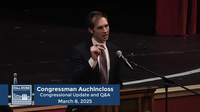 Congressman addresses affordable housing debt and misinformation during local forum