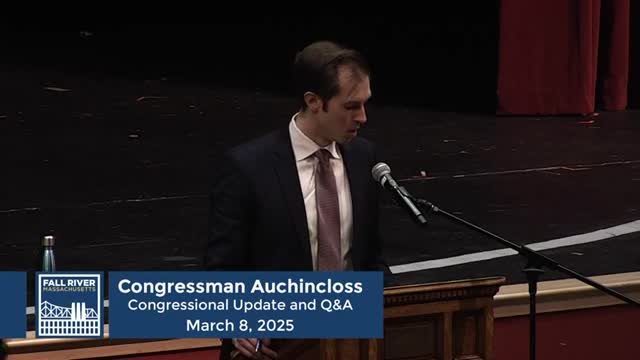Congressman advocates for homelessness solutions and immigration reform in Fall River meeting