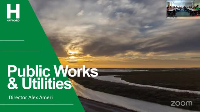 Public works reports faster pavement repairs, pending water‑system projects and EV charging pilots