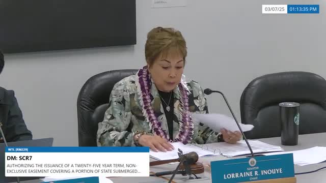 Senate committee advises and consents to three HCDA nominees; members press on Kailua hangar and Pulehunui water needs