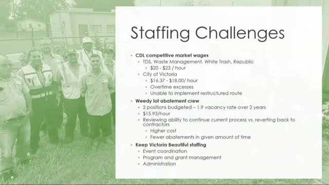 Victoria community crews face staffing challenges as efficiency demands increase
