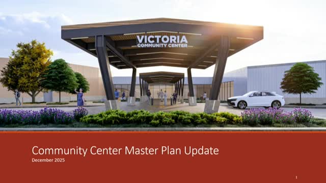 Council hears Community Center master plan options, venue tax and election timeline