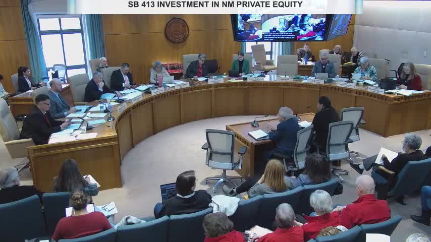 Senate committee debates investment bill for New Mexico companies