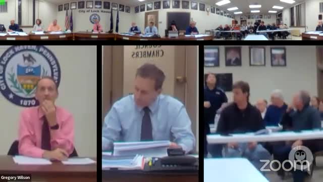 Treasurer Matt Rogers rebuts Citizens Host Company claims at Lock Haven council meeting
