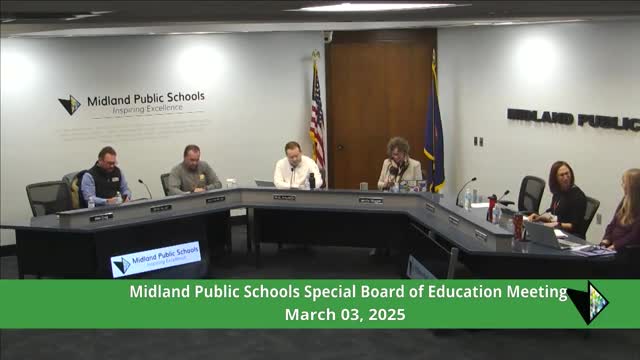 Midland Public Schools Board accepts resignation and extends Eastland property agreement