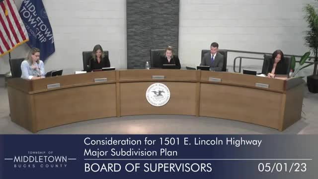 Middletown Township approves Waterstone Properties subdivision plan with truck parking restriction