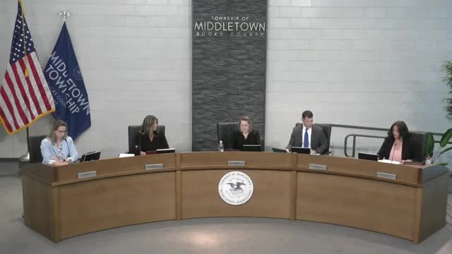 Board of Supervisors reflect on community contributions at Middletown meeting