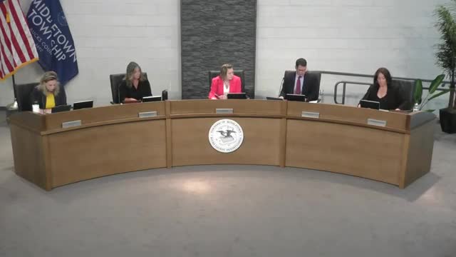 Middletown Township honors Rebecca Nowak and police department for community service contributions