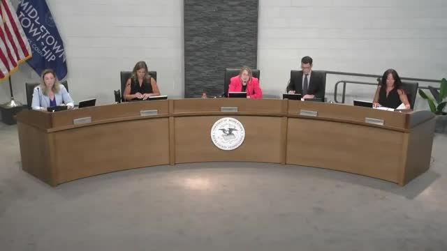 Ms. Bendari presents Falls Township Q2 financial report with positive revenue outlook