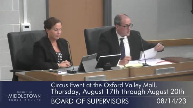 Oxford Valley Mall approves Cirque Entertainment's four-day circus event plans