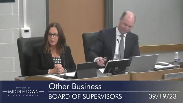 Middletown Township honors Christina Bernhardt's contributions before her move to private sector