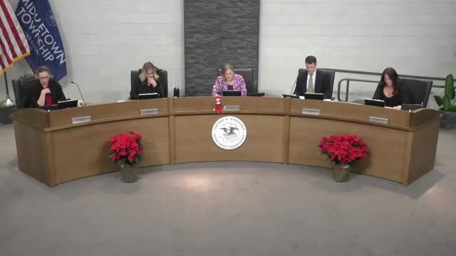 Middletown Township honors service of John Sheets and retiring firefighter Don Harris