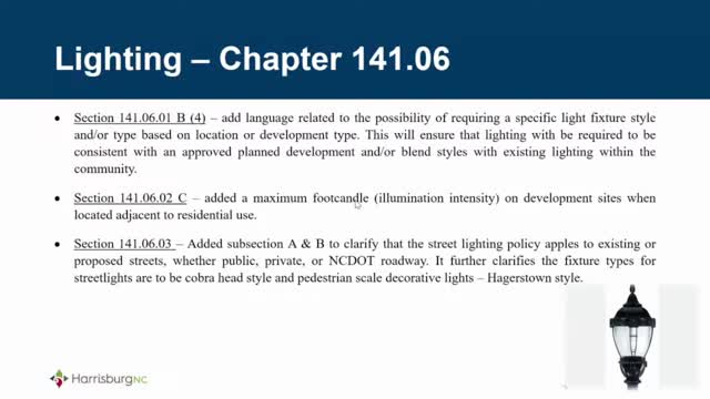 Town Council explores sustainable lighting options including solar technology