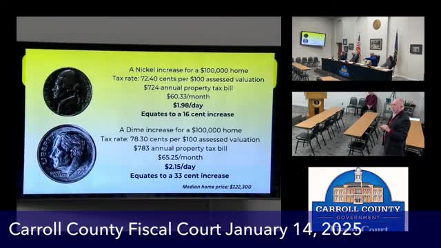 Carroll County considers tax increase to boost school funding and bond potential