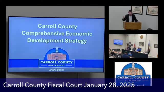 Carroll County adopts comprehensive economic development strategy for 2025-2030
