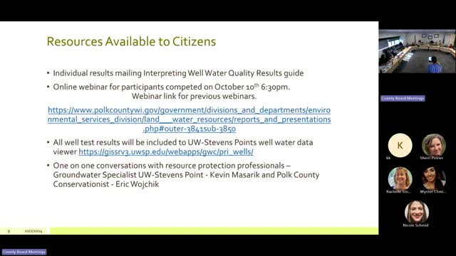 County plans groundwater health initiatives for Rice Beds Creek and adjacent watersheds