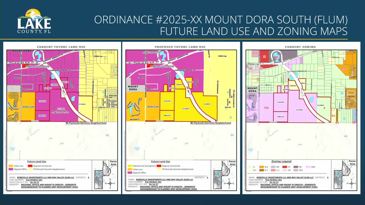 Lake County and Mount Dora advance Wolf Branch Innovation District mixed-use development plan