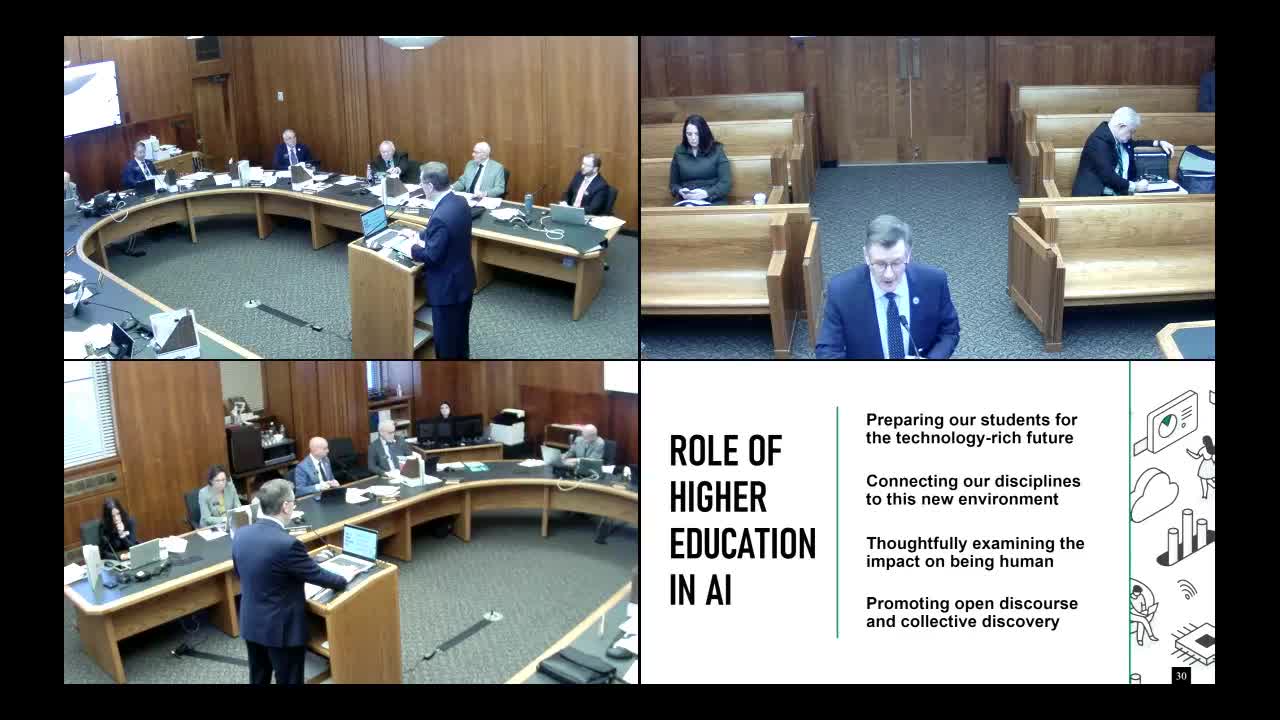 UND President discusses AI integration in higher education and campus collaboration