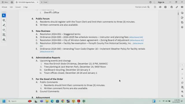 Lewisville adopts inclement-weather rental policy: refunds or vouchers available