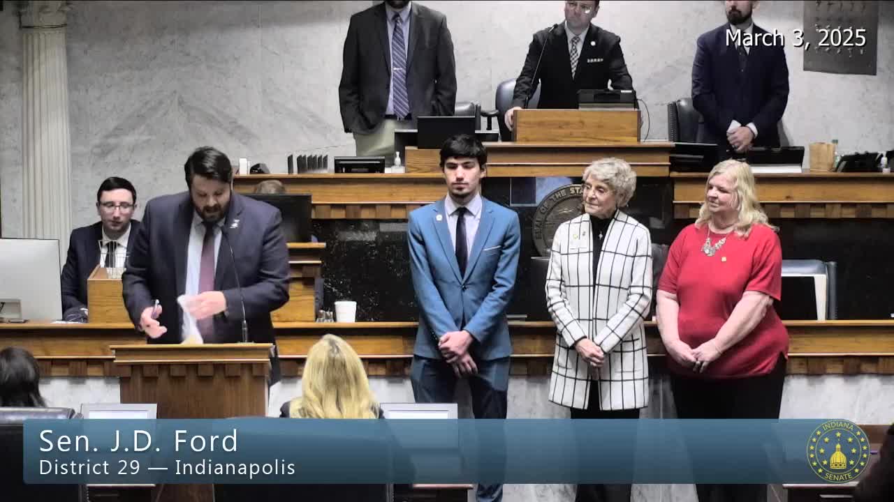 Indiana Senate recognizes Hoosier Girls and Boys State programs for civic engagement
