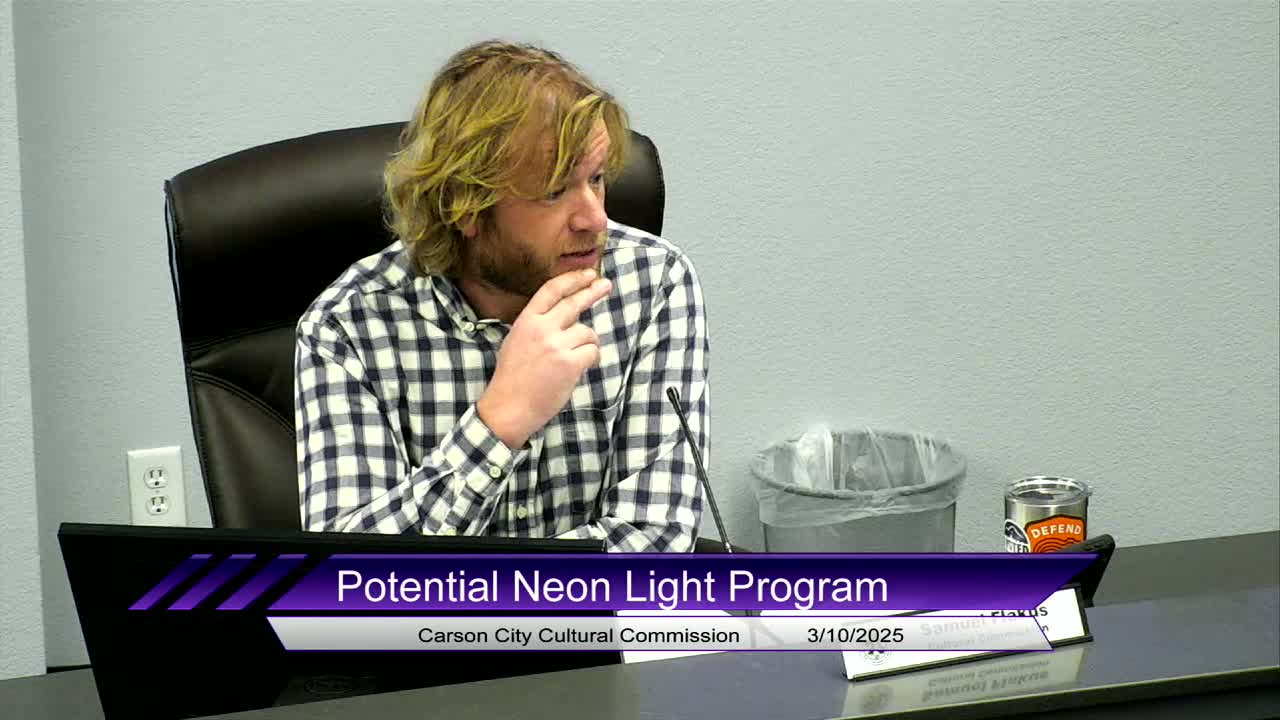 Carson City explores potential for neon art displays to enhance nightlife