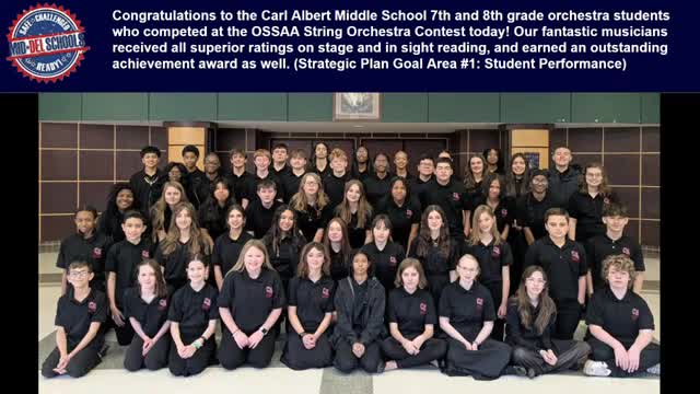 Midwest City Schools Celebrate Achievements and Community Engagement Initiatives