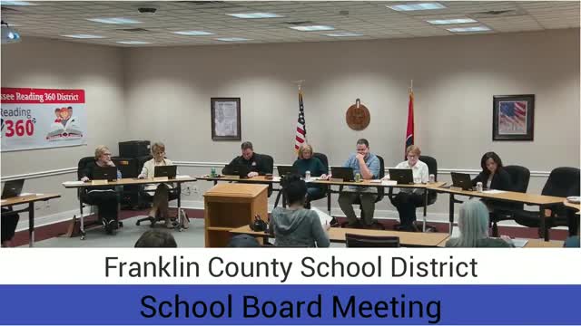 Votes at a glance: Franklin County Board approves consent agenda, financial reports, calendar and Section 5 policies