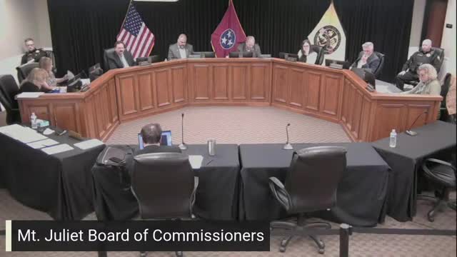 Mount Juliet commissioner proposes ordinance amendment over development plan approval issues
