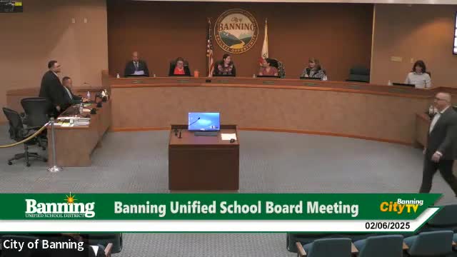 Banning Unified School District board approves comprehensive policy updates