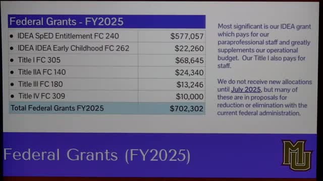 Upton School Officials outline budget strategies amid funding uncertainties