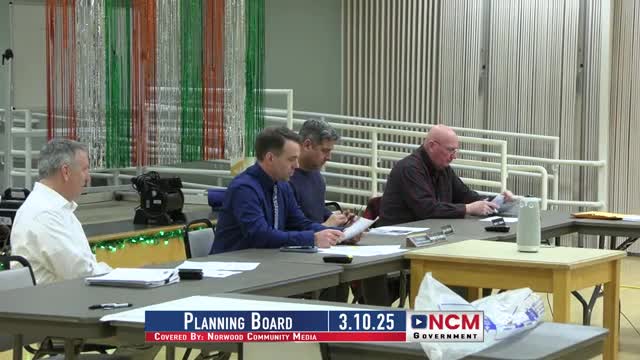 Norwood Planning Board participates in 'meeting in a box' exercise to gather public input for comprehensive plan