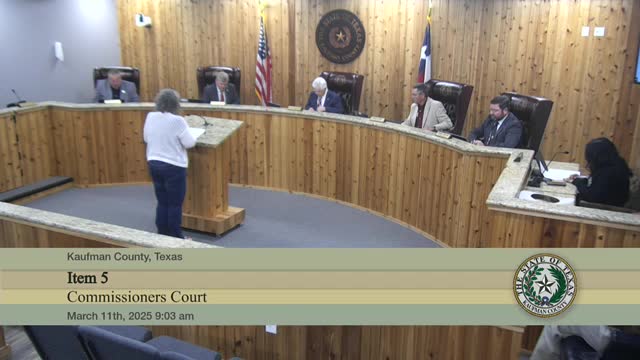 Kaufman County approves $131,850 supplemental agreement to include two new signals in FM 1641 design