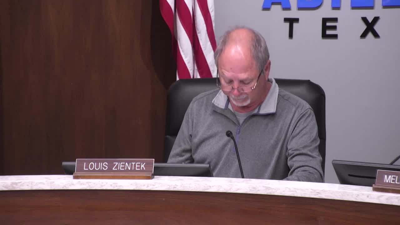 Abilene Board of Adjustment considers special exemption to resume residence at 1457 Hollywood Drive; motion to approve recorded