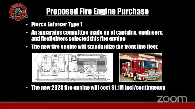 City Council approves $1.1M purchase of Pierce fire engine to standardize fleet