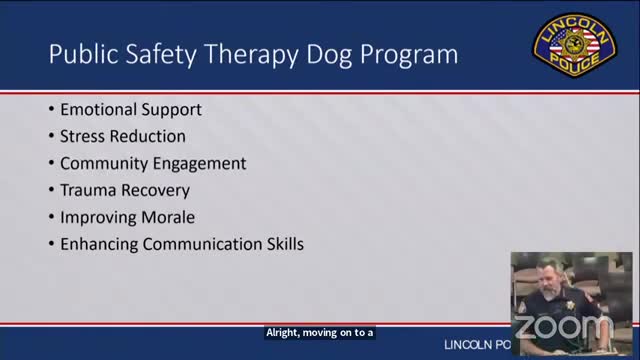 Public Safety Agency partners with Hearts for Heroes to launch therapy dog program