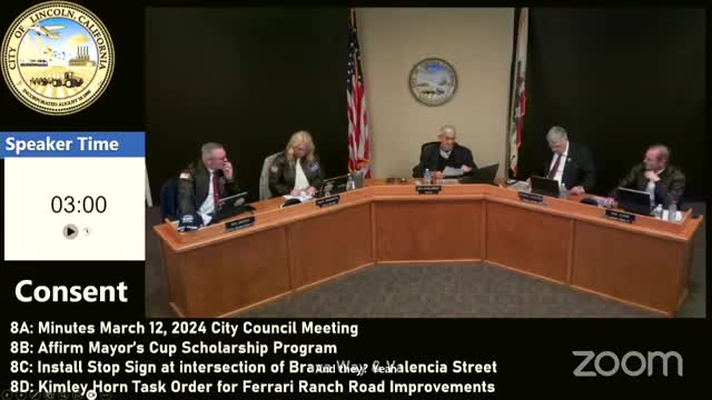 City Council approves Ferrari Ranch Road roundabouts to enhance traffic safety