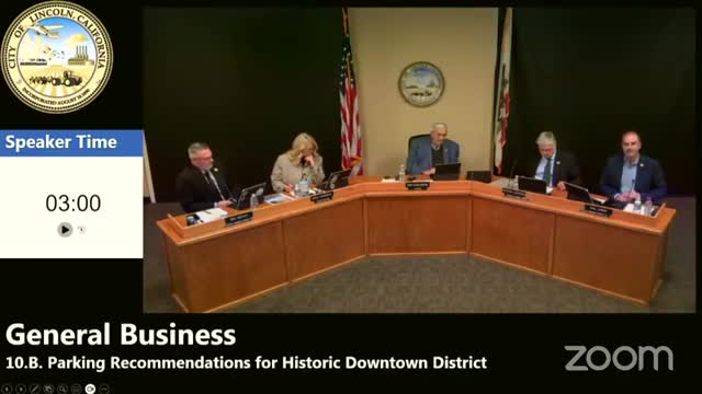 Lincoln City Council adopts public parking improvements for historic downtown district