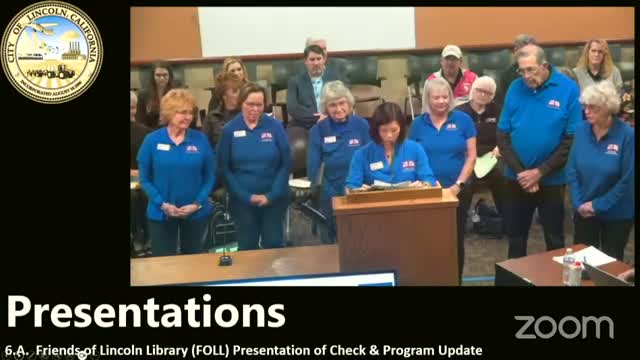 Lincoln City Council praises library volunteers for dedication and support