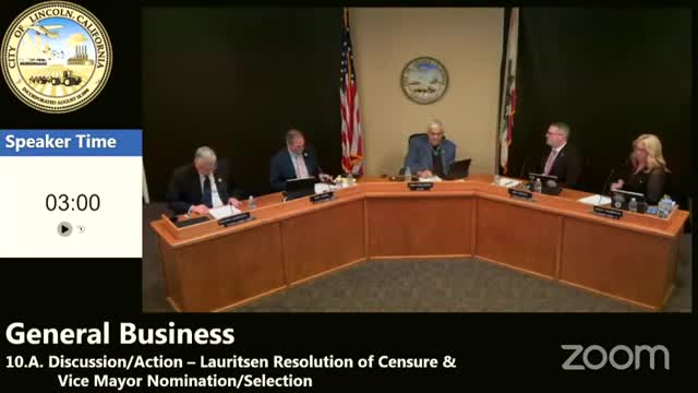 City Council debates censure and future roles for Councilman Lawrence