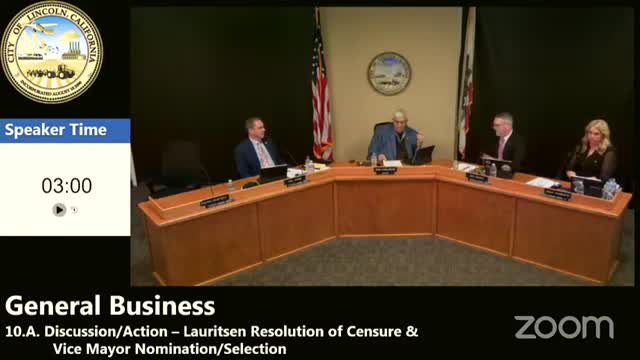 Council votes to censure District 4's Bill Lauridsen amid public outcry