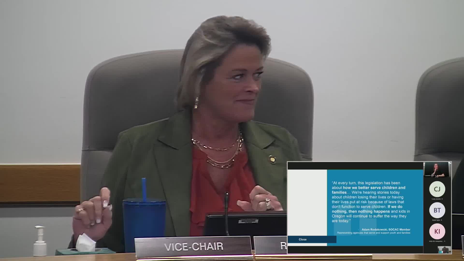 Representative Scharf emphasizes accountability for Oregon's major educational bill