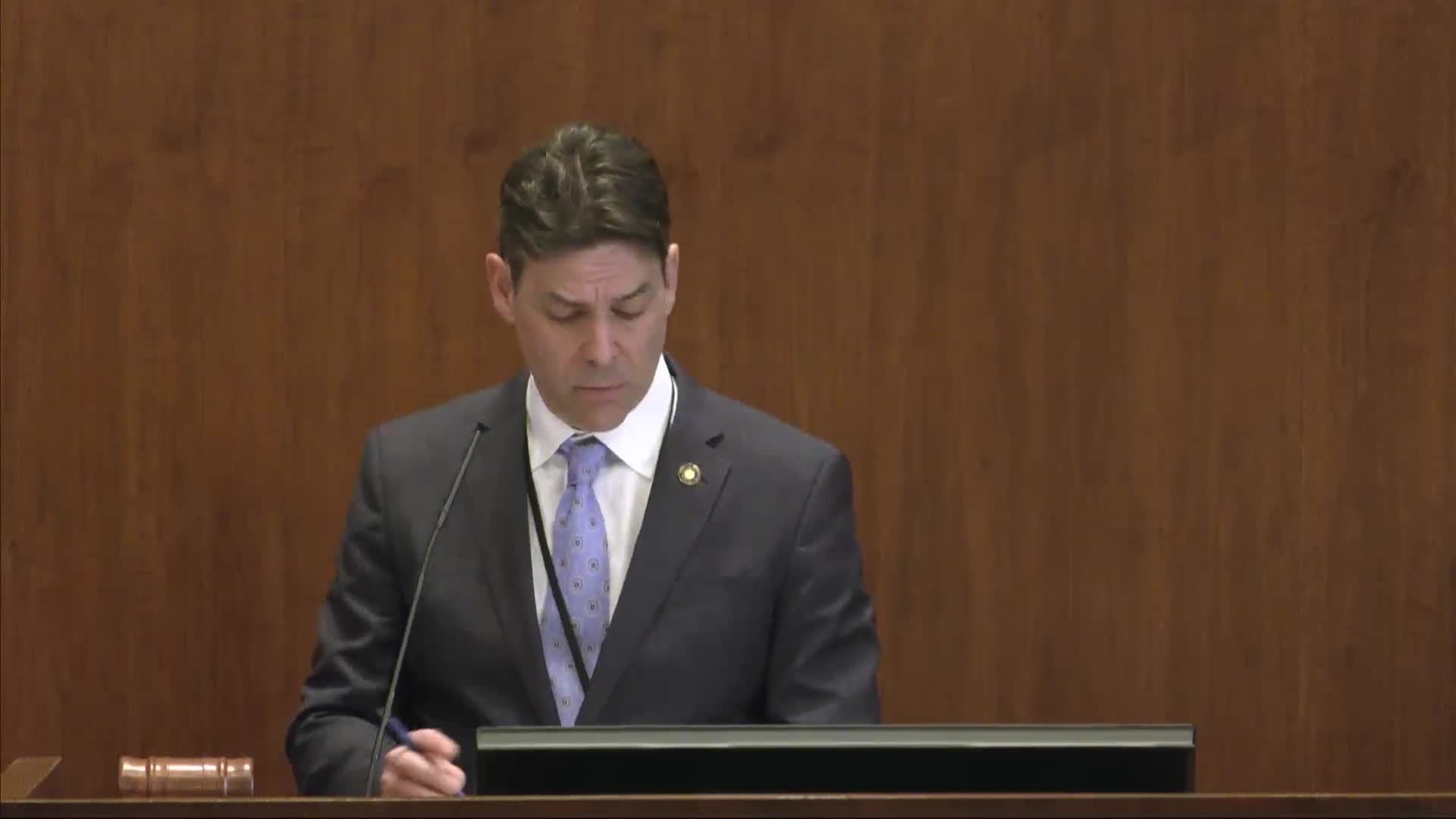 Senate adopts resolution honoring PFC Shawn Noble for military service