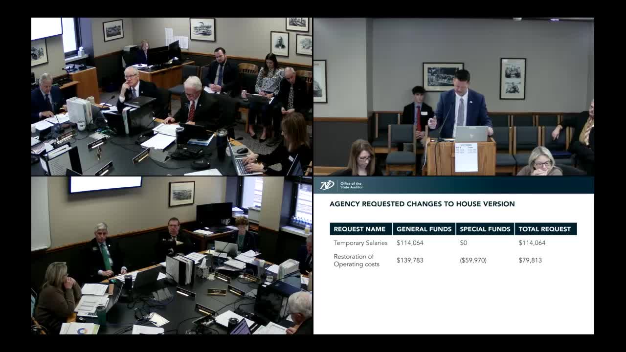 North Dakota Senate approves bill to eliminate state audit charges on agencies