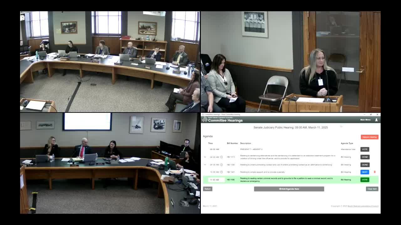 North Dakota committee discusses future of sealing criminal records and digital access concerns