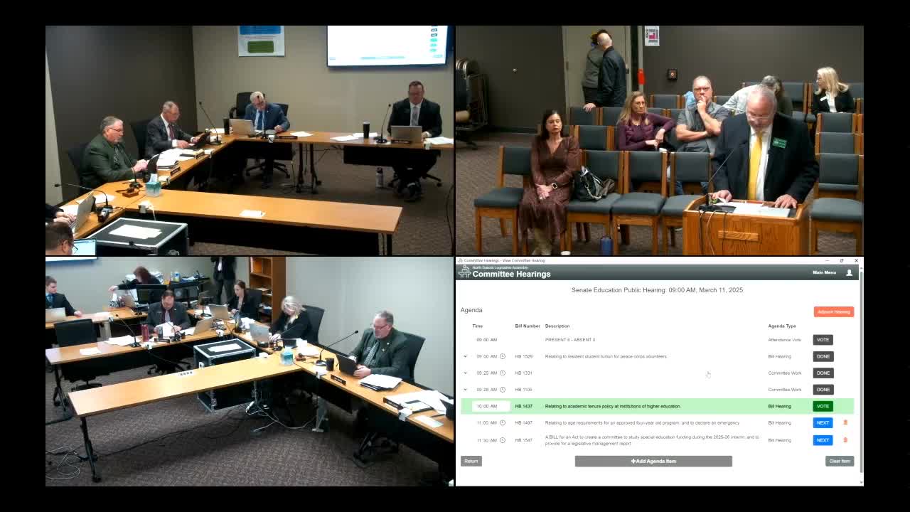 NDSU Faculty Senate opposes House Bill 1437 over post tenure review concerns